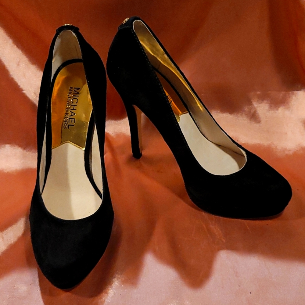 MICHAEL by Michael Kors Suede Platform Pumps